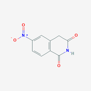 molecular formula C9H6N2O4 B8795979 6-nitroisoquinoline-1,3(2H,4H)-dione 