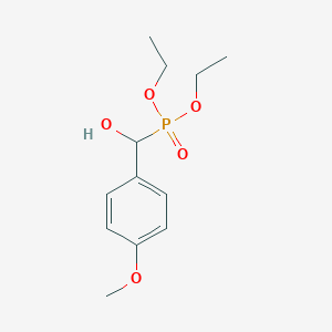 molecular formula C12H19O5P B8796002 Diethyl [hydroxy(4-methoxyphenyl)methyl]phosphonate 