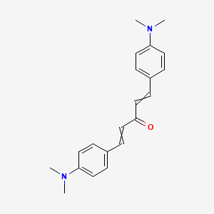 molecular formula C21H24N2O B8796032 1,5-Bis-(4-dimethylaminophenyl)-penta-1,4-dien-3-one 