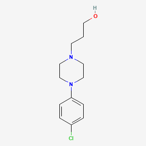 molecular formula C13H19ClN2O B8796101 3-[4-(4-Chlorophenyl)piperazin-1-yl]propan-1-ol CAS No. 6954-98-9