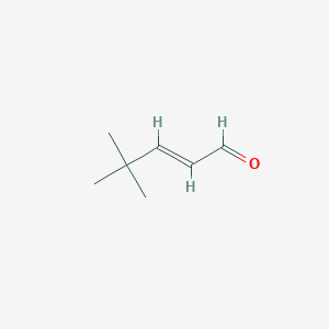 molecular formula C7H12O B8796103 4,4-Dimethylpent-2-enal 