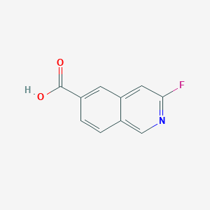 molecular formula C10H6FNO2 B8796200 3-Fluoroisoquinoline-6-carboxylic acid 