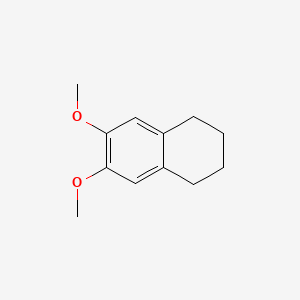 molecular formula C12H16O2 B8796214 6,7-Dimethoxy-1,2,3,4-tetrahydronaphthalene 