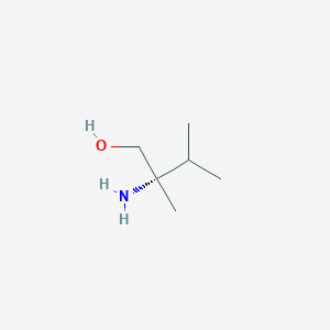 molecular formula C6H15NO B8796252 (S)-2-amino-2,3-dimethylbutan-1-ol 