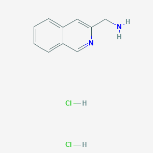molecular formula C10H12Cl2N2 B8796276 Isoquinolin-3-ylmethanamine dihydrochloride 
