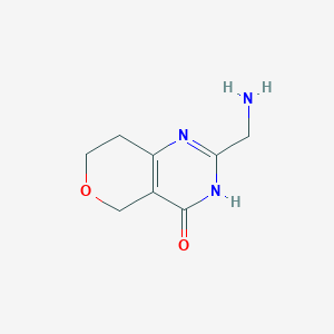 2-(Aminomethyl)-7,8-dihydro-3H-pyrano[4,3-D]pyrimidin-4(5H)-one