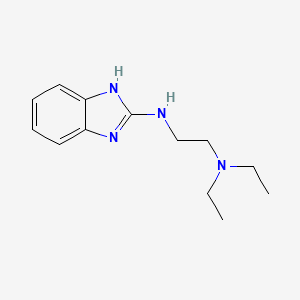 molecular formula C13H20N4 B8796299 N'-(1H-benzimidazol-2-yl)-N,N-diethylethane-1,2-diamine 