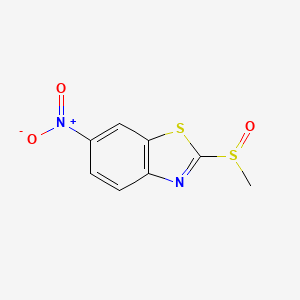 2-(Methylsulfinyl)-6-nitrobenzo[d]thiazole
