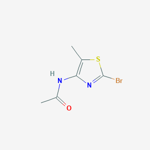 molecular formula C6H7BrN2OS B8796365 N-(2-Bromo-5-methylthiazol-4-yl)acetamide 