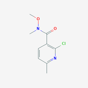 2-Chloro-N-methoxy-N,6-dimethylnicotinamide