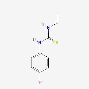 molecular formula C9H11FN2S B8796451 1-Ethyl-3-(4-fluorophenyl)thiourea CAS No. 61449-56-7