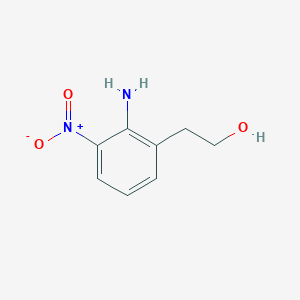 molecular formula C8H10N2O3 B8796485 2-(2-Amino-3-nitrophenyl)ethanol CAS No. 95067-35-9