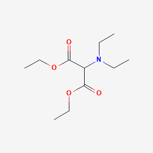 molecular formula C11H21NO4 B8796503 Diethyl (diethylamino)propanedioate CAS No. 37706-08-4