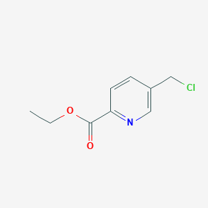 molecular formula C9H10ClNO2 B8796572 Ethyl 5-(chloromethyl)pyridine-2-carboxylate 