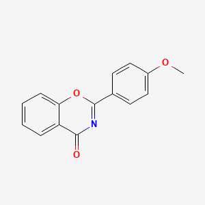 molecular formula C15H11NO3 B8796615 2-(4-methoxyphenyl)-4H-1,3-benzoxazin-4-one 