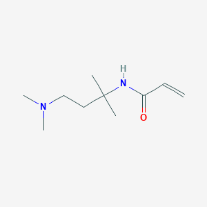 molecular formula C10H20N2O B8796679 N-[4-(dimethylamino)-2-methylbutan-2-yl]prop-2-enamide CAS No. 34730-67-1