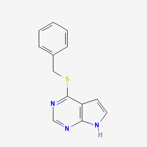 4-(Benzylsulfanyl)-7h-pyrrolo[2,3-d]pyrimidine