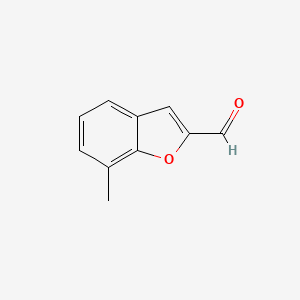 molecular formula C10H8O2 B8796708 7-Methyl-2-benzofurancarboxaldehyde CAS No. 57897-70-8