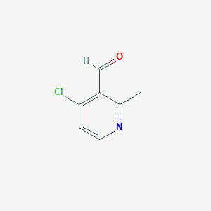molecular formula C7H6ClNO B8796811 4-Chloro-2-methylnicotinaldehyde 
