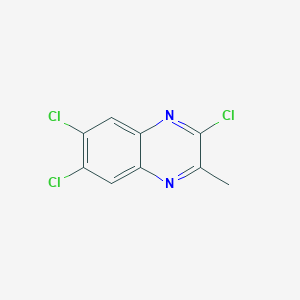 molecular formula C9H5Cl3N2 B8796812 2,6,7-Trichloro-3-methylquinoxaline CAS No. 212771-50-1