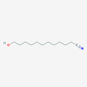 B8796872 12-Hydroxydodecanenitrile CAS No. 73782-16-8