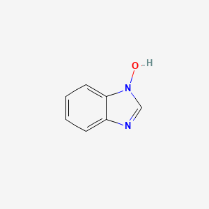 molecular formula C7H6N2O B8796915 1-Hydroxybenzimidazole CAS No. 59118-51-3