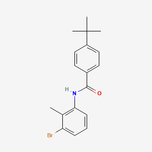 molecular formula C18H20BrNO B8796918 N-(3-Bromo-2-methylphenyl)-4-(tert-butyl)benzamide 
