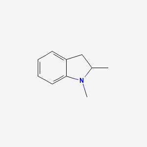 molecular formula C10H13N B8796923 1,2-Dimethylindoline CAS No. 26216-93-3