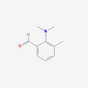 molecular formula C10H13NO B8796944 2-(Dimethylamino)-3-methylbenzaldehyde 