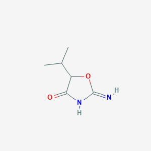 molecular formula C6H10N2O2 B8796989 2-Amino-5-isopropyloxazol-4(5H)-one 