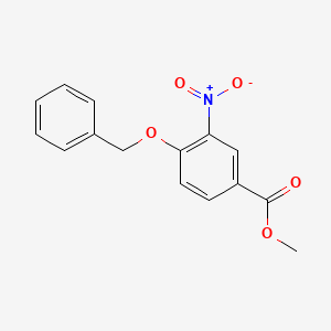 molecular formula C15H13NO5 B8796992 Methyl 4-(benzyloxy)-3-nitrobenzoate CAS No. 135328-57-3