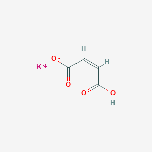 molecular formula C4H2K2O4 B087970 Maleic acid, potassium salt CAS No. 10237-70-4