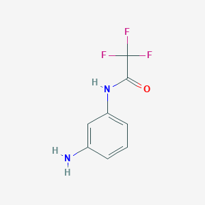 molecular formula C8H7F3N2O B8797007 N-(3-aminophenyl)-2,2,2-trifluoroacetamide 