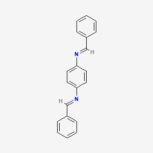 molecular formula C20H16N2 B8797011 N,N'-Dibenzylidene-1,4-benzenediamine CAS No. 797-20-6