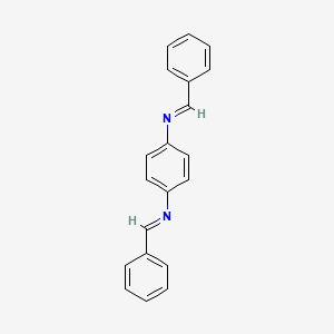 1,4-Benzenediamine, N,N'-bis(phenylmethylene)-, (E,E)-