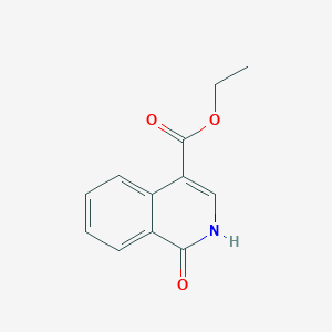 molecular formula C12H11NO3 B8797029 Ethyl 1-oxo-1,2-dihydroisoquinoline-4-carboxylate CAS No. 78746-04-0