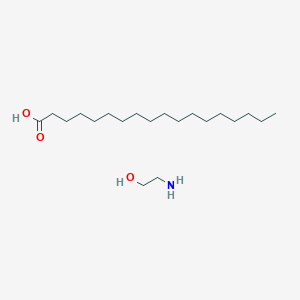 molecular formula C20H43NO3 B8797043 Monoethanolamine stearate CAS No. 2129-99-9