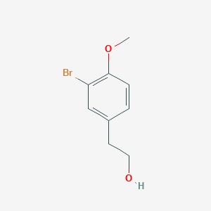 molecular formula C9H11BrO2 B8797117 2-(3-Bromo-4-methoxyphenyl)ethanol 
