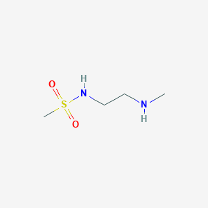 molecular formula C4H12N2O2S B8797141 N-[2-(Methylamino)ethyl]methanesulfonamide 