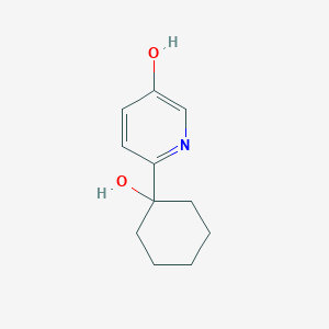 6-(1-Hydroxycyclohexyl)pyridin-3-OL