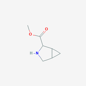molecular formula C7H11NO2 B8797226 Methyl 3-azabicyclo[3.1.0]hexane-2-carboxylate CAS No. 62915-48-4