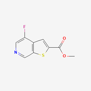 molecular formula C9H6FNO2S B8797240 Methyl 4-fluorothieno[2,3-c]pyridine-2-carboxylate 