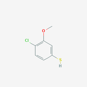 molecular formula C7H7ClOS B8797361 4-Chloro-3-methoxybenzenethiol CAS No. 61150-48-9