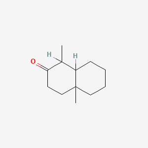 molecular formula C12H20O B8797365 1,4a-Dimethyloctahydronaphthalen-2(1h)-one CAS No. 22738-31-4