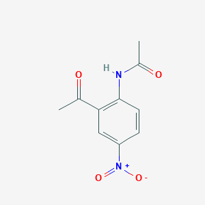molecular formula C10H10N2O4 B8797371 N-(2-acetyl-4-nitro-phenyl)-acetamide CAS No. 41019-20-9
