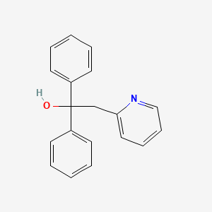 molecular formula C19H17NO B8797398 1,1-Diphenyl-2-(pyridin-2-yl)ethanol CAS No. 1748-99-8