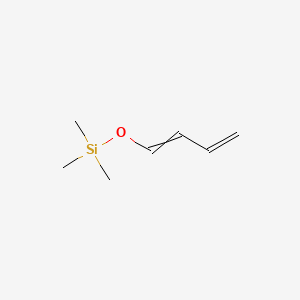 molecular formula C7H14OSi B8797511 Buta-1,3-dienoxy(trimethyl)silane 