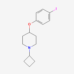 molecular formula C15H20INO B8797522 1-Cyclobutyl-4-(4-iodophenoxy)piperidine CAS No. 955360-29-9