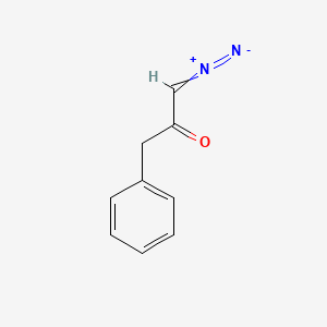 molecular formula C9H8N2O B8797536 1-Diazo-3-phenylpropan-2-one 