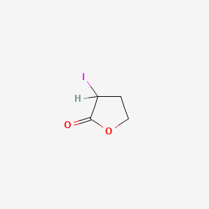 molecular formula C4H5IO2 B8797549 Dihydro-3-iodofuran-2(3H)-one CAS No. 31167-92-7